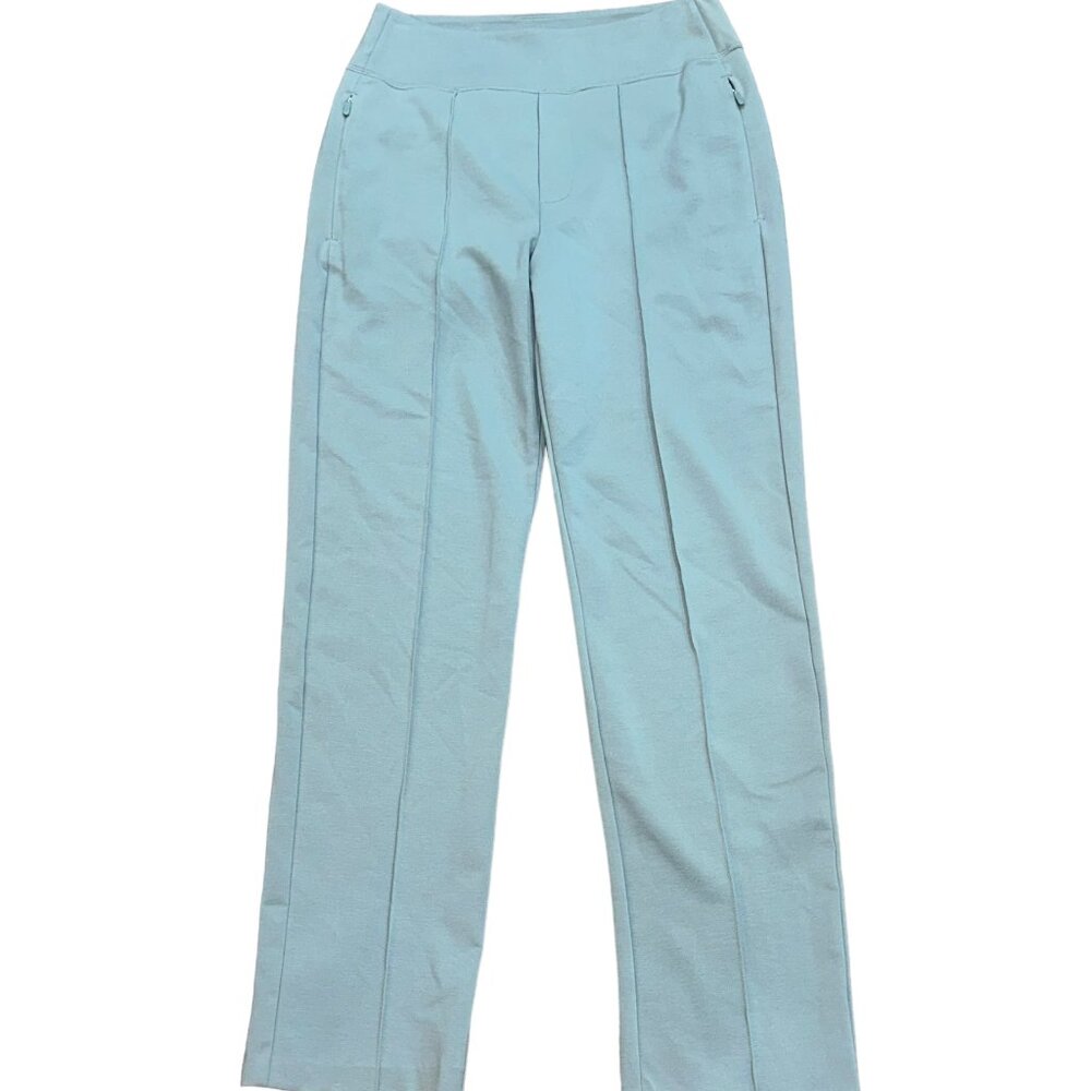 Athleta Women's Stretch‎ Eastbound Straight Pants S/988039-01 Sage Green Size 4